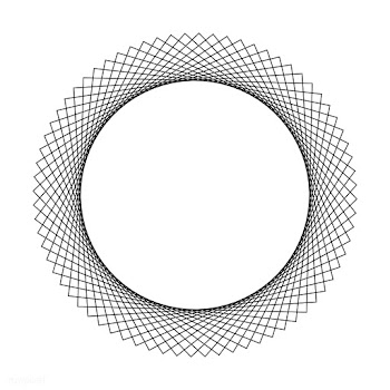 Abstract circular geometric element vector | Free stock vector - 487082