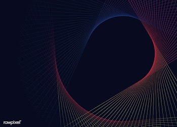 Abstract circular geometric element vector | Free stock vector - 487085