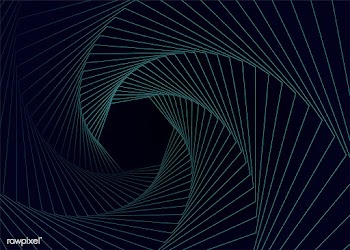 Abstract circular geometric element vector | Free stock vector - 487087