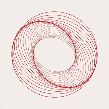 Abstract circular geometric element vector | Free stock vector - 487111