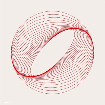 Abstract circular geometric element vector | Free stock vector - 487113