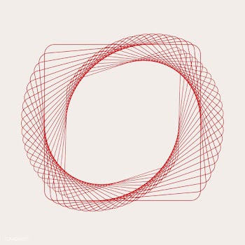 Abstract circular geometric element vector | Free stock vector - 487131