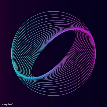 Abstract circular geometric element vector | Free stock vector - 487147