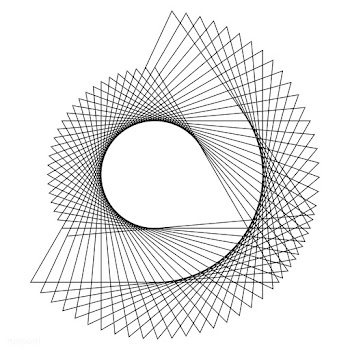 Abstract circular geometric element vector | Free stock vector - 487152