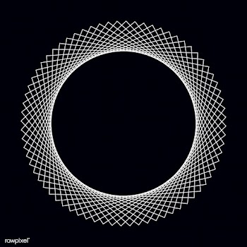 Abstract circular geometric element vector | Free stock vector - 487153