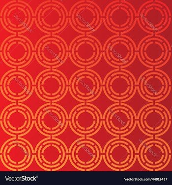 abstract circular red and yellow background