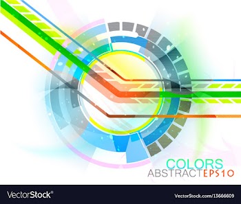 Abstract circular vector image