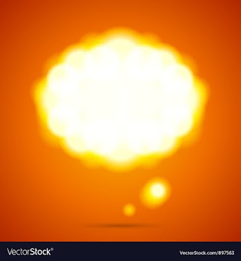  					Abstract cloud speech bubble vector image														