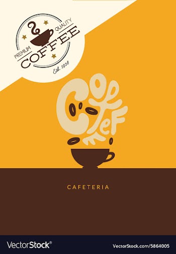 Abstract Coffee vector image