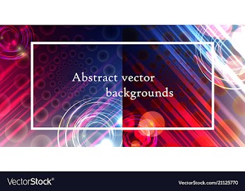 Abstract color blurred gradient background with vector image