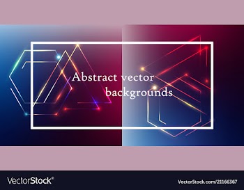 Abstract color blurred gradient background with vector image