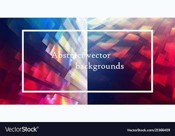 Abstract color blurred gradient background with vector image