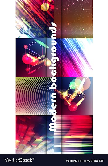 Abstract color blurred gradient background with vector image