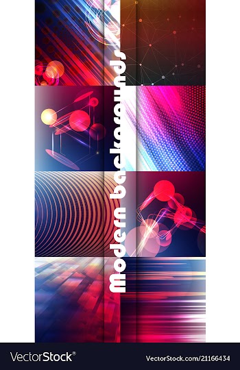 Abstract color blurred gradient background with vector image