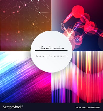 Abstract color blurred gradient background with vector image