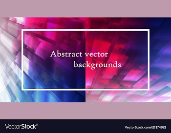 Abstract color blurred gradient background with vector image
