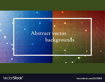 Abstract color blurred gradient background with vector image