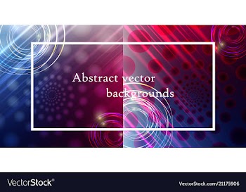 Abstract color blurred gradient background with vector image