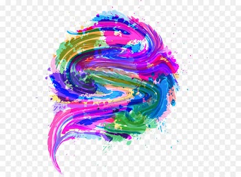 Abstract color circle 