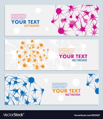 abstract color network connection