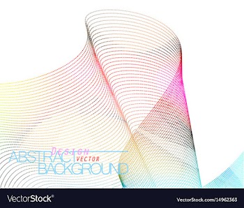 Abstract colored dots scene vector image