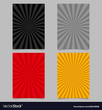 Abstract colored ray burst pattern brochure vector image