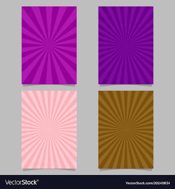 Abstract colored ray burst pattern brochure vector image