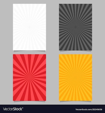 Abstract colored ray burst pattern brochure vector image