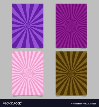 Abstract colored ray burst pattern brochure vector image