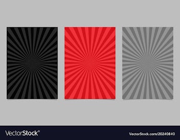 Abstract colored ray burst pattern brochure vector image