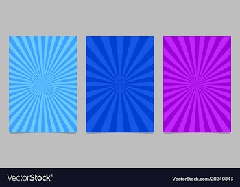 Abstract colored ray burst pattern brochure vector image