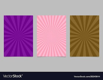 Abstract colored ray burst pattern brochure vector image
