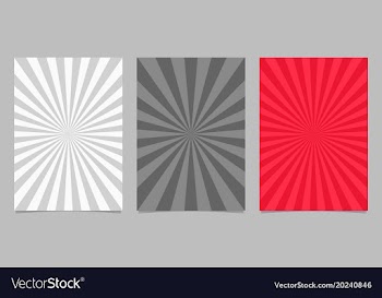 Abstract colored ray burst pattern brochure vector image