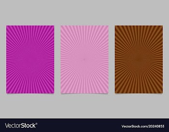 Abstract colored ray burst pattern brochure vector image