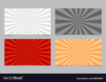 Abstract colored ray burst pattern card vector image