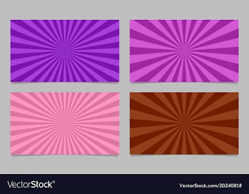 Abstract colored ray burst pattern card vector image