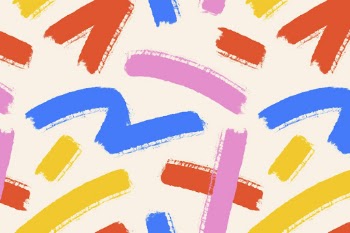 Abstract colorful brush pattern background, | Free Photo - rawpixel