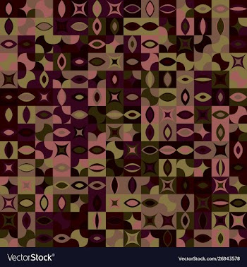 Abstract colorful chaotic curved shape pattern vector image