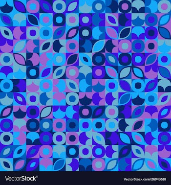 Abstract colorful chaotic curved shape pattern vector image
