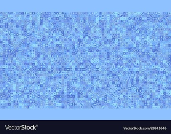 Abstract colorful chaotic curved shape pattern vector image