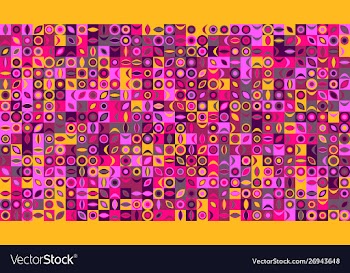 Abstract colorful chaotic curved shape pattern vector image