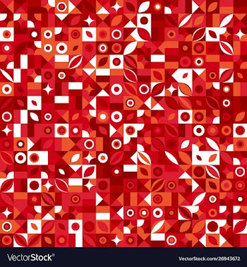 Abstract colorful chaotic geometrical pattern vector image