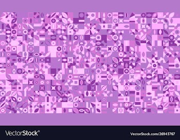 Abstract colorful chaotic geometrical pattern vector image