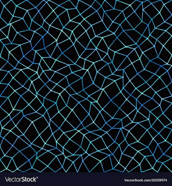 Abstract colorful chaotic polygonal mesh pattern vector image