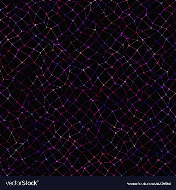 Abstract colorful chaotic rectangle mesh vector image