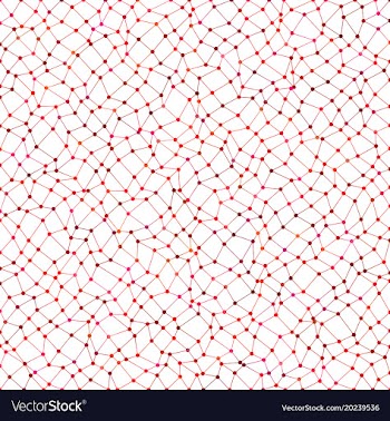Abstract colorful chaotic rectangular mesh vector image