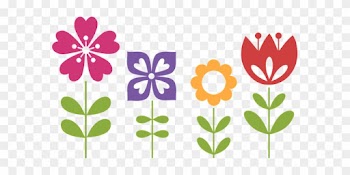 Abstract Colorful Decorative Floral Flower - Roses Are Red Violets Are Blue Poems