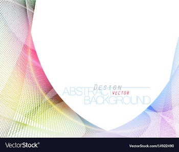 Abstract colorful dots style vector image