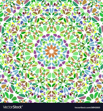 Abstract colorful dynamic geometrical stone vector image