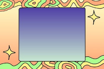 Abstract colorful frame, doodle wiggly | Free Vector - rawpixel